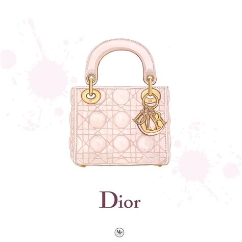 dior bag drawing|dior ladies handbags.